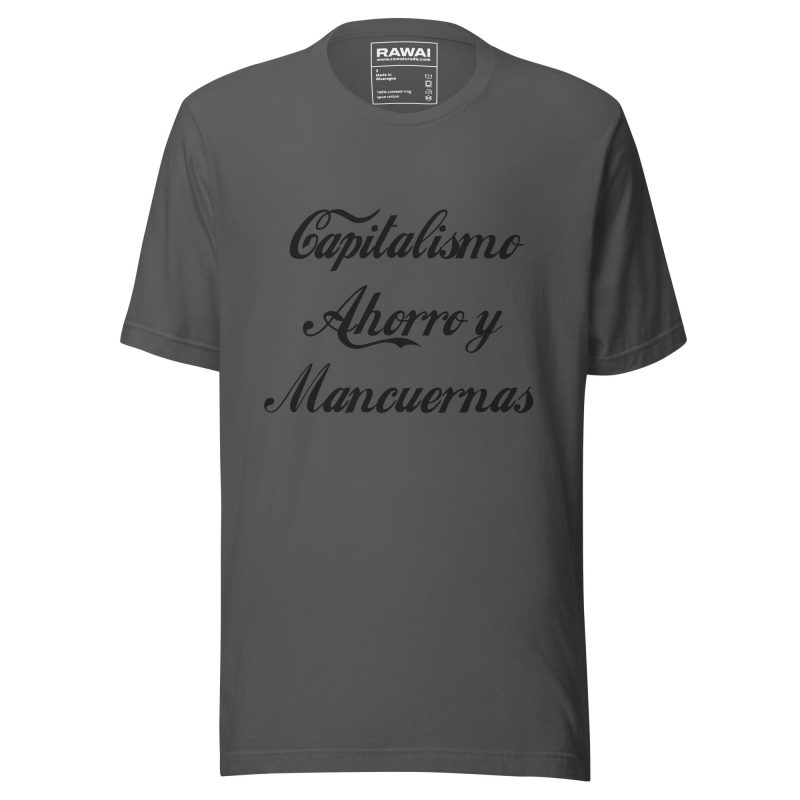 Camiseta Capitalismo, Ahorro y Mancuernas